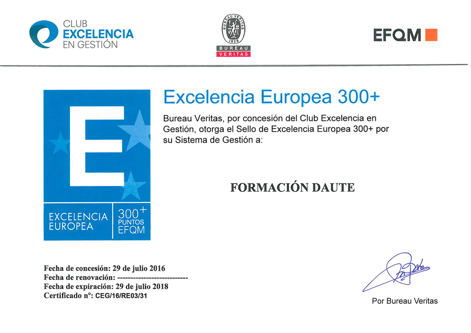 EFQM +300 EFQM +300